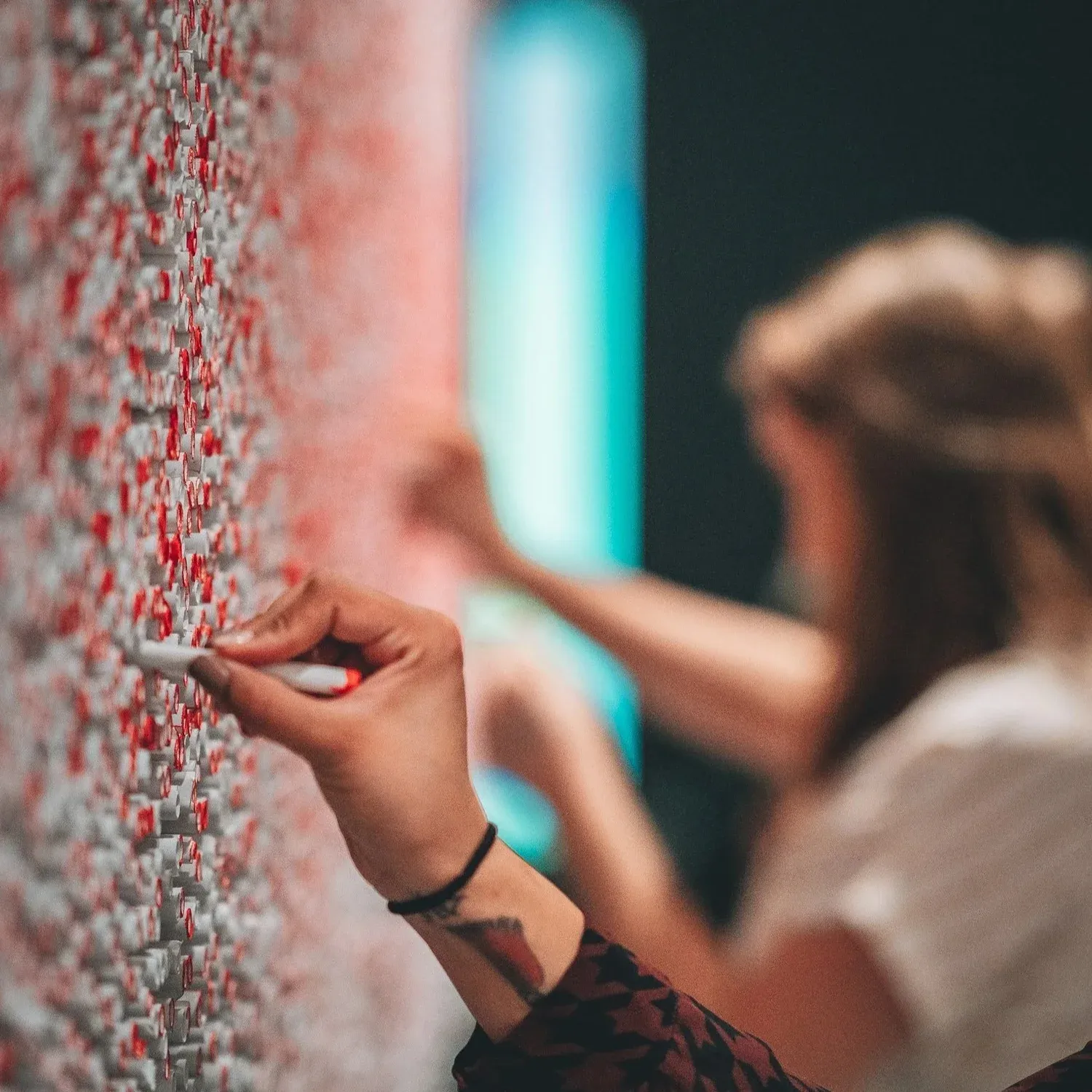 The Last Word — installation of anonymously shared messages